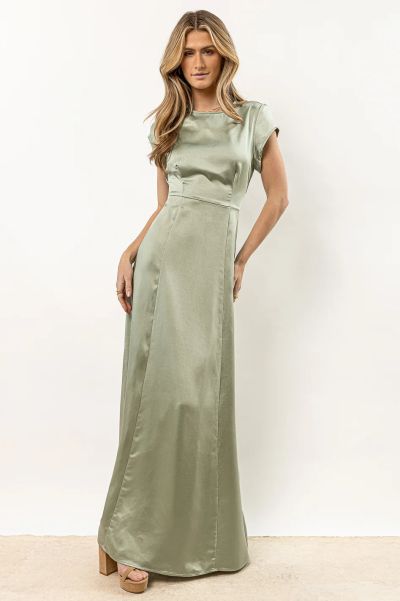 Sage Lucille Maxi Dress In Sage - Final Sale Dresses Bohme Special Women