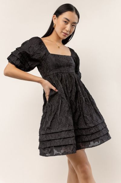 Black Dresses Extend Bohme Women Tillie Mini Dress