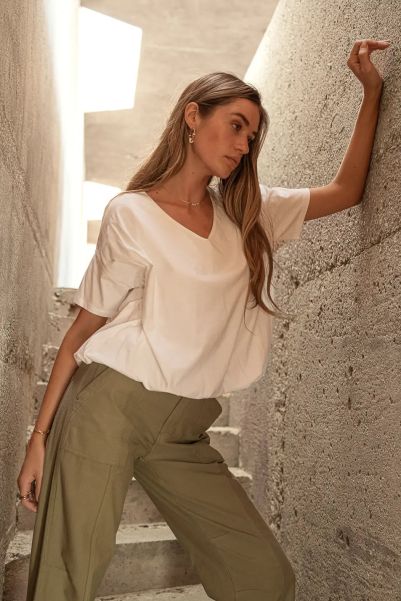 Tops Women Bohme Chelsey Top In White - Final Sale Efficient White