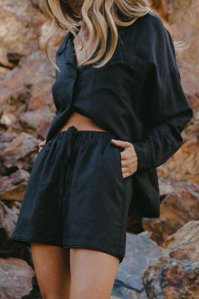 Women Loungewear Jasmine Shorts In Black Unbelievable Discount Black Bohme