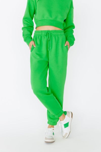 Women Versatile Bohme Green Sets Dakota Sweatpants In Green - Final Sale