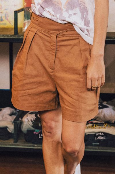 Bohme Remington Shorts In Brown Modern Shorts Brown Women