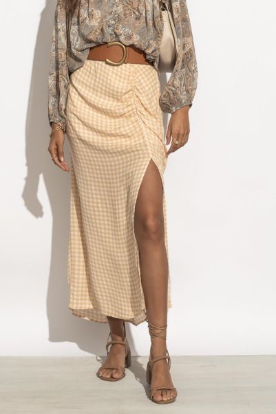 Nora Midi Skirt - Final Sale Easy-To-Use Yellow Women Bohme Skirts