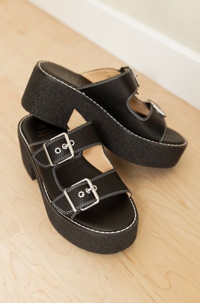 Women Shoes Cut-Price Bohme Gabriella Platform Sandals In Black Black