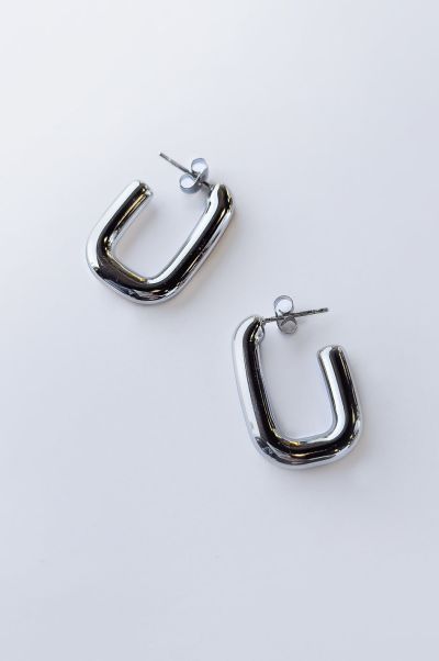 Bohme Women Norah Earrings In Silver Jewelry Silver Flexible