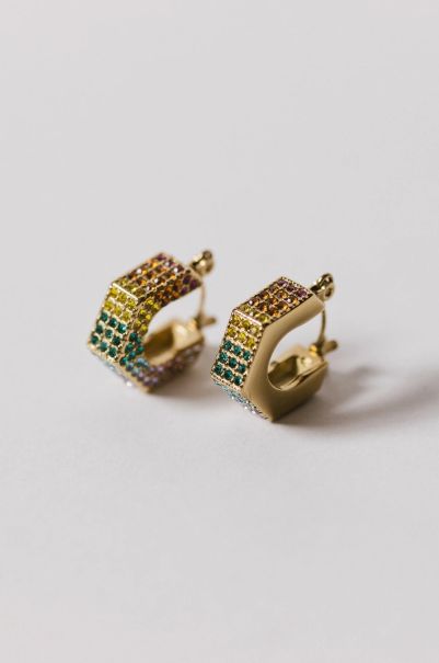 Gold Women Elegant Kaylee Earrings Jewelry Bohme