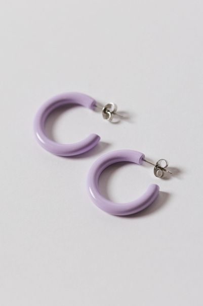 Bohme Purple Money-Saving Gemma Earrings In Purple - Final Sale Women Jewelry