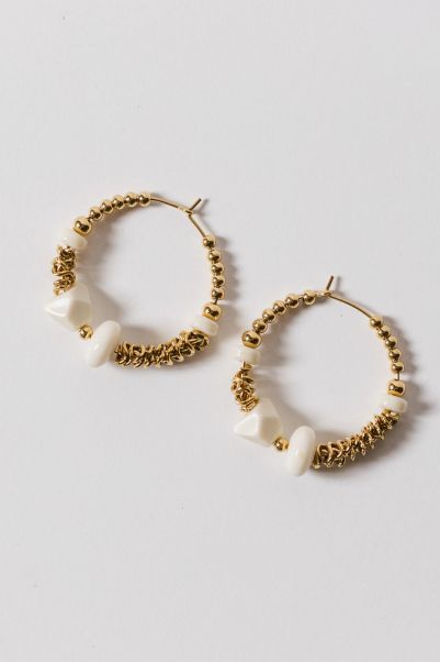 Bohme Peyton Hoop Earrings - Final Sale Gold Jewelry Women Coupon