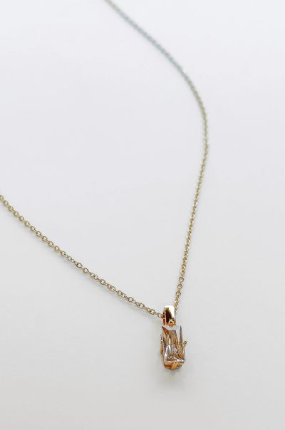 Jewelry Magnolia Pendant Necklace Gold Women Bohme Peaceful